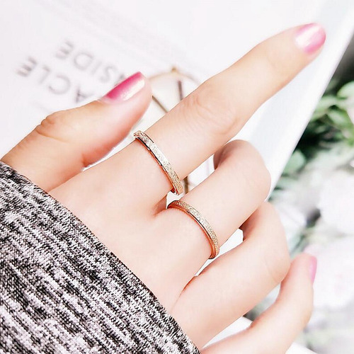 Anillo Dorado Chapado En Oro 18k