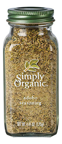Simply Organic Condimento, Aderezo Adobo, 4.41 Onzas