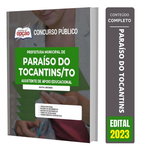 Apostila Paraíso Do Tocantins Assistente Apoio Educacional