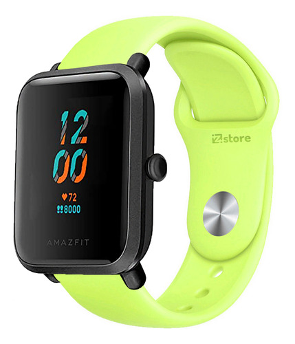 Correa Compatible Con Amazfit Bip S Verde Limon Broche 20m