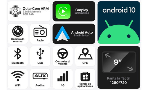 Zk Compatible Honda Hrv Estéreo Carplay Android Auto Usb