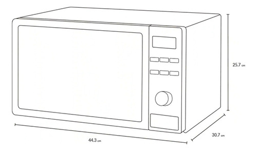 Horno De Microondas Winia Kos-61ww 0.7 Pies Cúbicos 700w