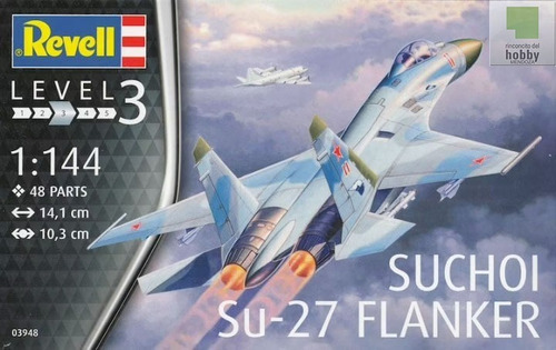 Revell Suchoi Su-27 Flanker 3948 1/144 Rdelhobby Mza