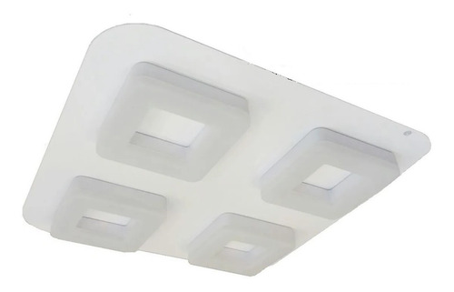 Plafon Led Moderno Blanco 36w 3000k (calido) Dimerizable 