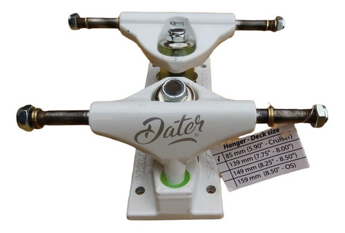 Imagen 3 de 4 de Trucks Para Mini Cruiser O Penny Dater Full Color 85mm