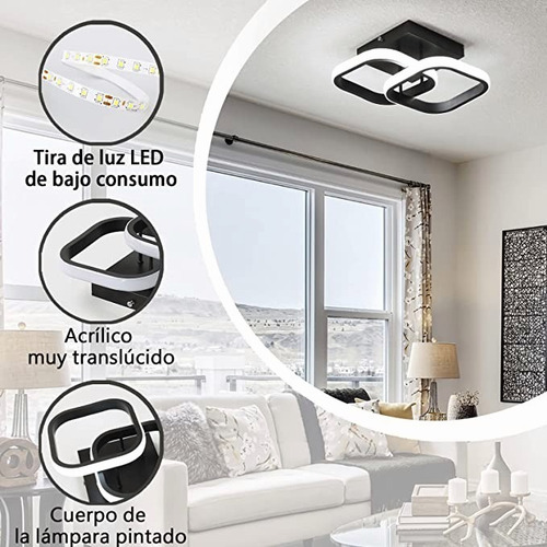 Lámpara De Techo Lampara Foco Decorativas Led Para Baño Sala