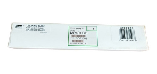 Lamina De Limpieza Para Ricoh Mp 401/402/sp4520