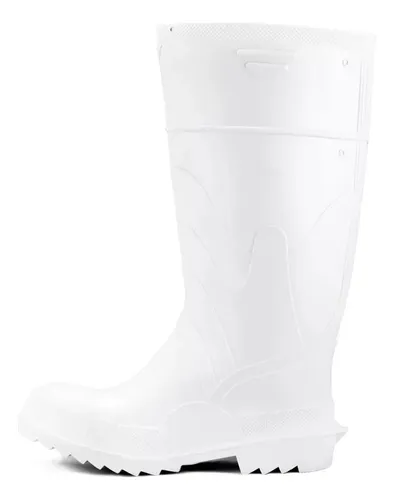 Bota Bata Hule Blanca Casquillo Industria Sanitaria Meses sin