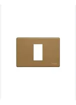 Comprar Placa Aluminio Magic Color Bronce 1 Modulo C\u002F Puente Bticino