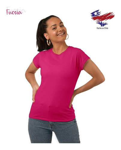 Imagen 1 de 10 de Polera Mujer Manga Corta Nacional Policotton