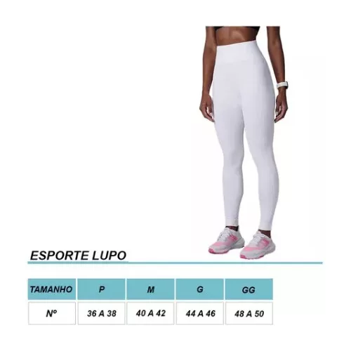 Calça Legging Feminina Lupo Sport Basic Academia 71774