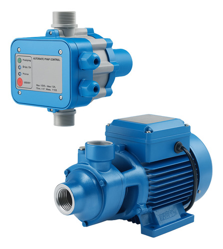 Kit Bomba De Agua 1 Hp 220v + Controlador Presion Electrico
