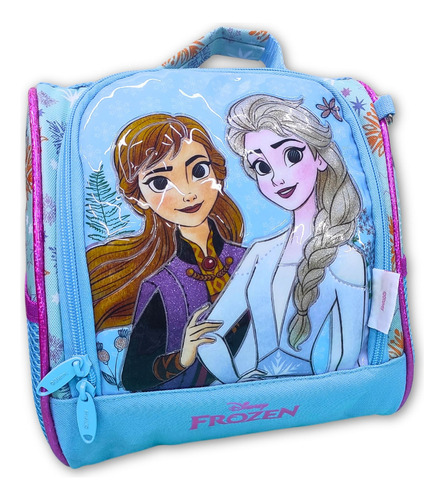 Lancheira Escolar Térmica Infantil Frozen Cor Azul