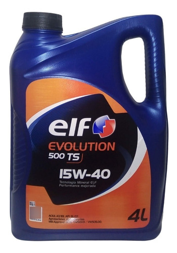 Aceite Elf Evolution 500 Ts - 15w40  Galón