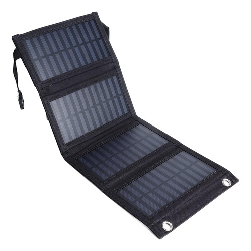 Cargador Solar, Cargador De Teléfono Plegable Con Panel Sola