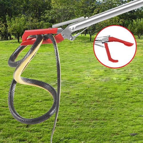 Atrapa-serpientes Mango Extra Largo Clip De Serpiente 150cm