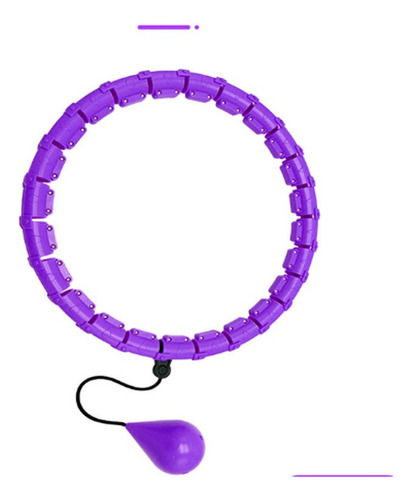 Z Hula Hoop Smart Slim Belly Ajustable De 24 Secciones