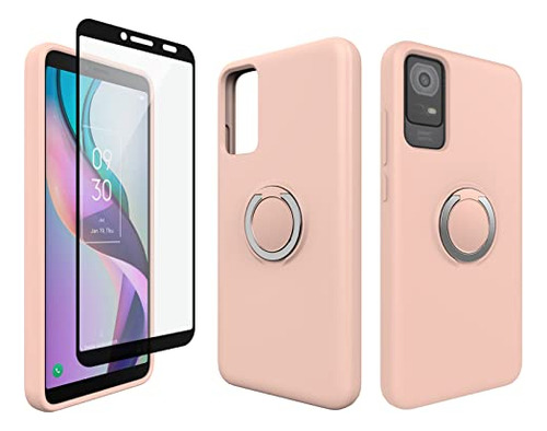 Funda Para Tcl Ion X Ion V 2023 Rosa 6.0puLG Silicon