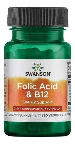 Acido Folico Y Vitamina B12 100 - Unidad a $1267