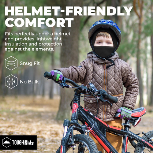 Pasamontañas Tough Headwear Para Niños Con Capucha Color Diseño De La Tela Talle