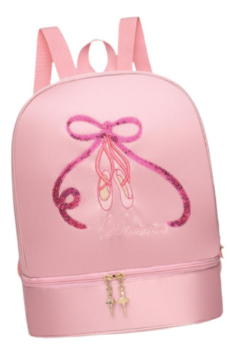 Mochila De Danza De Ballet Mochila Informal Con Rosa