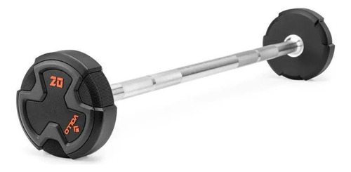 Barra Reta Montada Peso 20kg Musculação Academia Vollo