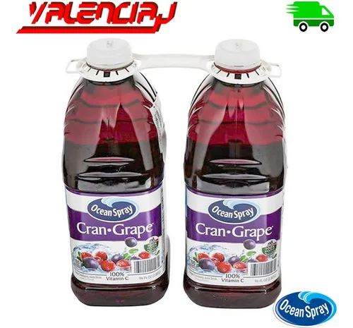 Ocean Spray Jugo Arandanos Y Uva X 2 - mL a $11