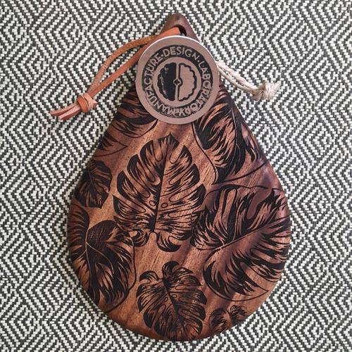 Imagen 5 de 7 de Tabla Para Carnes Y Quesos De Parota (forma Gota)
