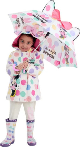 Impermeable Infantil Minnie Mouse Chamarra Disney 1198218