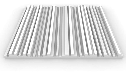 Imagen 3 de 6 de Panel Acústico Premium Blanco Ignifugo - City 30mm