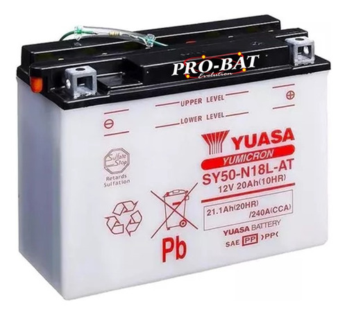 Bateria Para Moto Yuasa Sy50-n18l-at 12v20ah