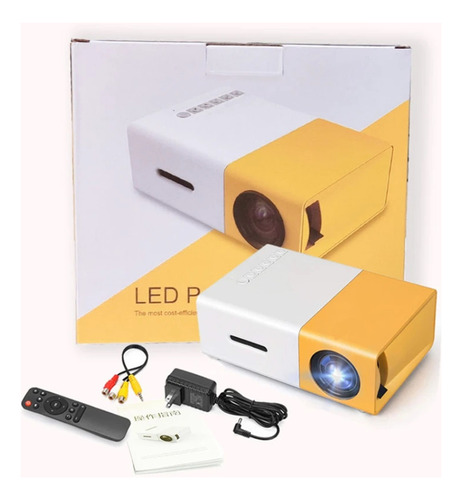 Mini Proyector Led Hd Portátil Av Hdmi Lcd + Control Remoto