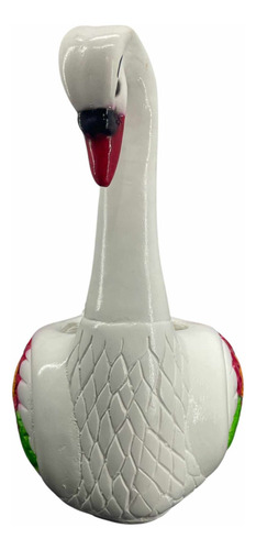 Maceta De Cisne Ceramica Para Decoración De Hogar 40 Cm