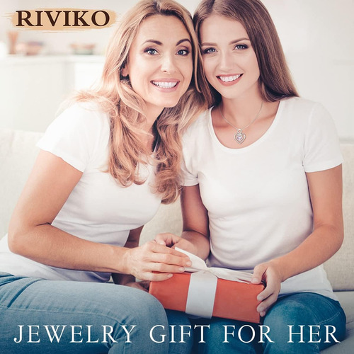 Colar Com Símbolo De Coração Infinito Riviko Para Mulheres E