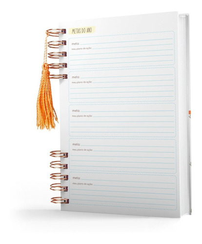 Agenda Permanente Good Vibes - Organize Sua Rotina C/ Estilo