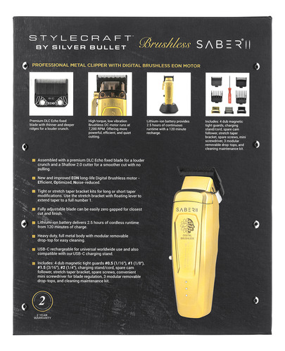 Stylecraft Saber Clipper Gold