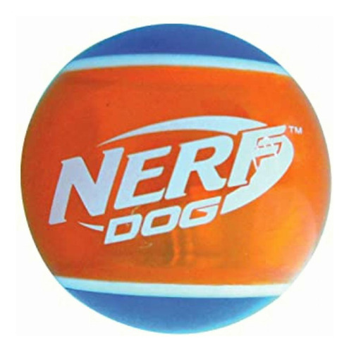 Nerf Dog Rubber Tennis Ball Dog Toys With Interactive Color Azul/verde Y Azul/naranja