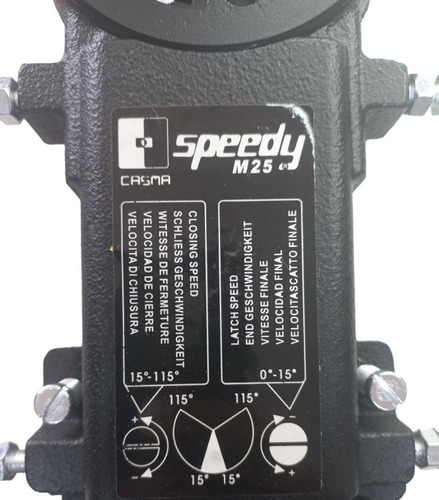 Freno Hidraulico Speedy Para Puertas De Vidrio 180kg Pack 4