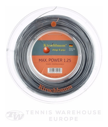 Imagen 2 de 3 de Cuerda Kirschbaum Max Power Rollo 200m Distribuidor Oficial