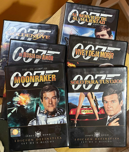 Películas Dvd Colección  Agente 007 