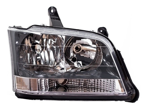 Faro Delt Der Fondo Gris Señal Cristal Chevrolet S-10 01-05