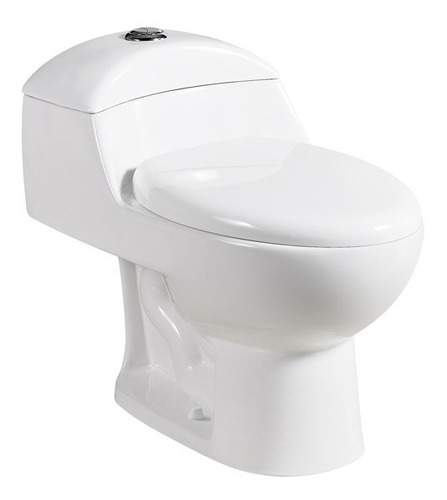 Poceta Sanitario Wc Taza Baño One-piece Push Button Lujo