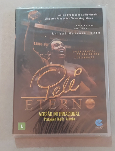 Dvd Pelé Eterno Versão Internacional  - Lacrado De Fábrica