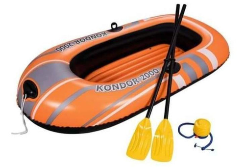 Balsa Inflable Kondor 2000 Con Remos, Betsway