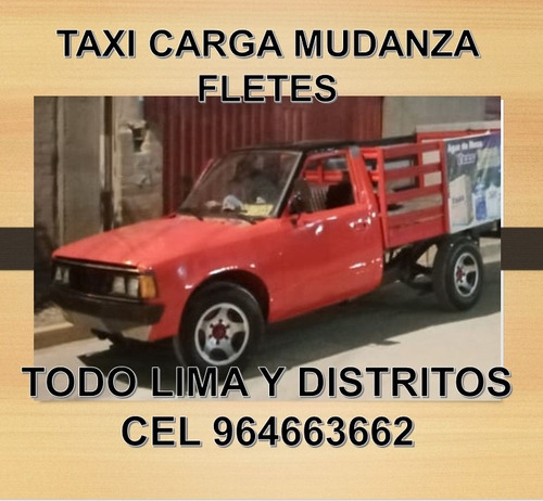 Camioneta Datsun Carga Mudanza Fletes A Todo Lima Y Distrito