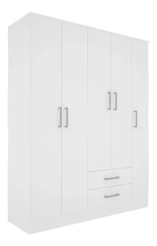 Placard Ropero Orlandi Bahia 151cm 5 Puertas Selectogar6