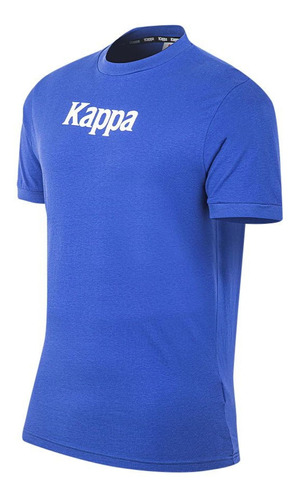 Remera Kappa Banda Daffon Azul Royal Hombre Deporfan 