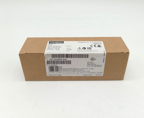 Siemens 6es7193-6bp60-0da0 2-slot Baseunit Ccs