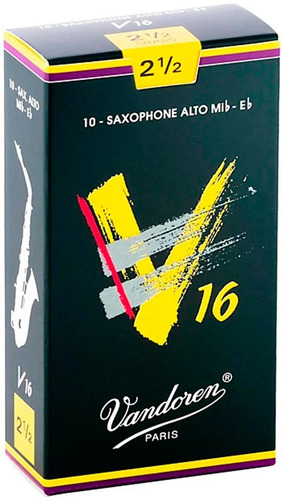 Pack De Cañas Vandoren V16 Sr7025 De Saxo Alto N2.5 X10u