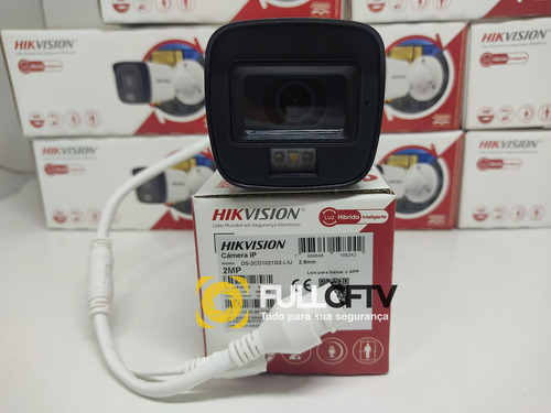 Kit C/ Nvr 16 Canais Hikvision + 10 Cameras Ip Áudio + Hd 1t